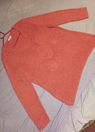 Яркий,женственный джемпер-свитер,большого размера,бохо,vera varelli,германия5 фото