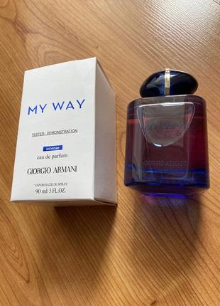 Жіночі парфуми giorgio armani my way intense (тестер) 90 ml.