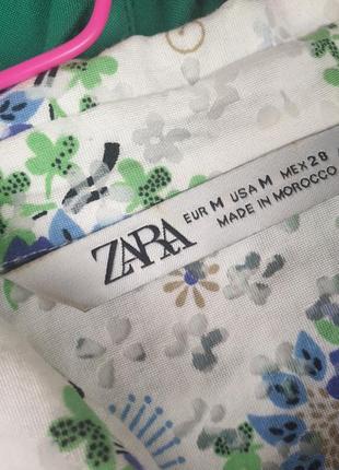 Блуза в цветочный принт zara p.m7 фото