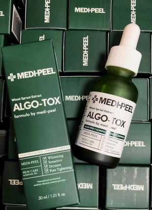 Премиальная ампульная сыворотка для лица medi-peel algo-tox 30 ml