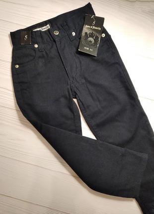 Крутые зауженные джинсы slim для мальчика3 фото