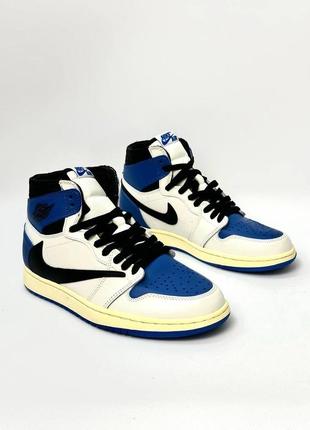 Высокие jordan 1 x travis scott cactus jack