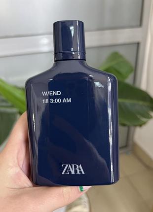 Туалетна вода для чоловіків zara w/end till 3:00 am 100 ml.