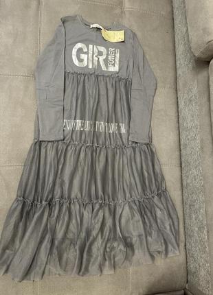 Платье для девочки, праздничное платье р.152, 158-164