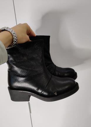 Шкіряні зимові ботінки one by one