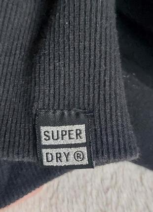 Платье худи superdry xs-s, удлиненный свитшот, платье петелька с карманами теплое, 85% хлопок10 фото