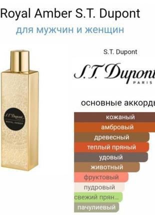 Роспив рарфума  dupont royal amber8 фото