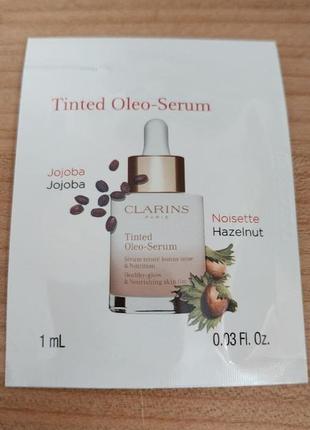 Clarins відтінкова сироватка для обличчя tinted oleo-serum 02.5