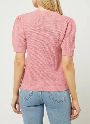 Брендовая кофта, пуловер "vila" розовая пудра. размер xs/s.4 фото