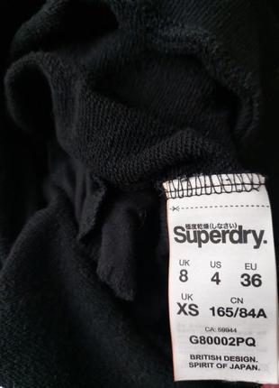 Платье худи superdry xs-s, удлиненный свитшот, платье петелька с карманами теплое, 85% хлопок9 фото