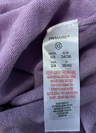 Светр бузковий primark розмір хс-с 5