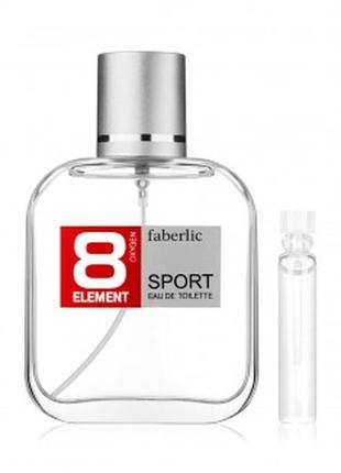 Пробник туалетной воды для мужчин 8 element sport faberlic 3481 фаберлик