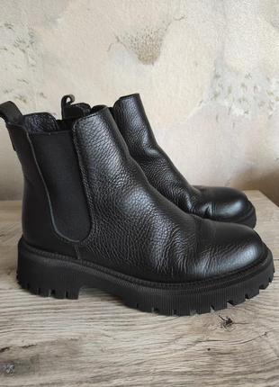 Ботинки кожаные осень -весна