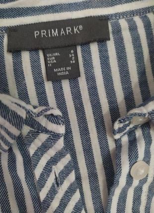 Стильна котонова рубашка primark3 фото
