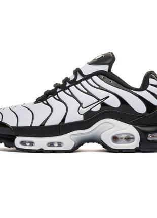 Кроссовки nike air max plus tn white black