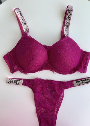 Комплект нижньої білизни в стилі victoria’s secret 85b1 фото