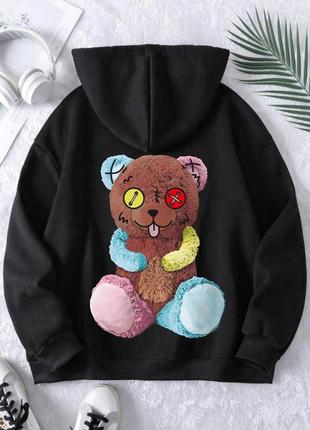 Стильне худі з ведмедиком на спині🔥