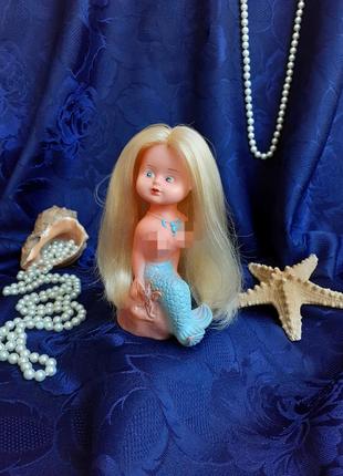 Puppenfabrik,🧜‍♀️ 1970-е годы гдр винтаж русалка русалочка кукла германия ретро ссср советская куколка с длинными волосами3 фото