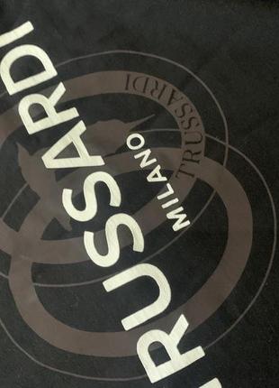 Лонгслив чорний чоловічий trussardi 4