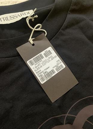 Лонгслив чорний чоловічий trussardi 3