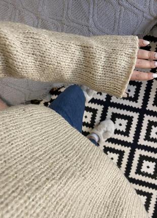 Асимметричный свитер с шерстью6 фото