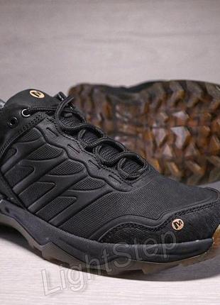 Мужские кроссовки merrell moab gore-tex black3 фото