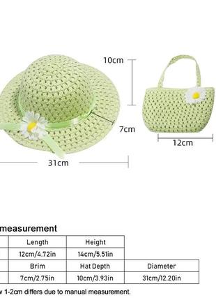 Набор для девочки: сумка и шляпка, распродажа!2 фото