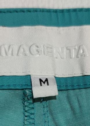 Бирюзовые тонкие брюки magenta р. м5 фото