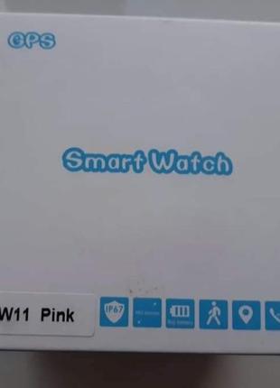 Красивые розовые смарт часы для девочки smart watch hw1 1 pink4 фото