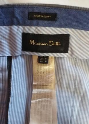 Брюки из тонкой шерсти в клетку massimo dutti2 фото