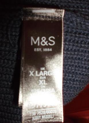 Стильный кардиган удлиненный кофта вязка оверсайз  бирка р. xl - m&s большой размер новый5 фото