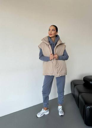 Женская жилетка оверсайс