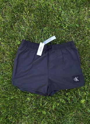 Новые шорты-плавки calvin klein (ck swim nylon runner swim shorts) с америки m,l2 фото