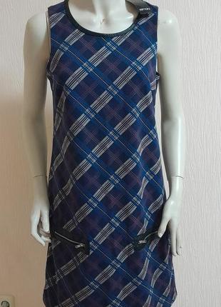 Красиве тартанове плаття в різнобарвну смужку esmara made in cambodia з биркою