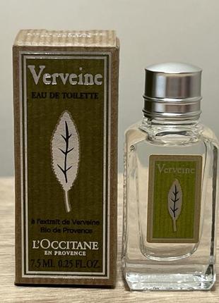 Туалетна вода l’occitane verveine , цитрусовий аромат.