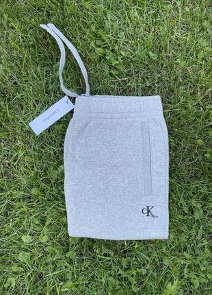 Новые шорты calvin klein (ck grey fleece shorts) с америки 32(m),34(l)10 фото