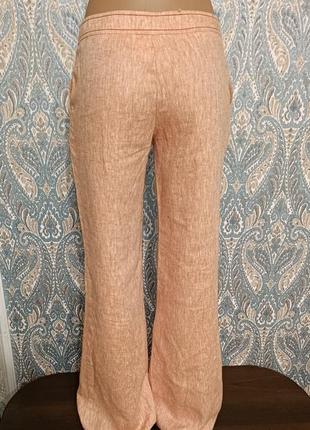 Новые брендовые брюки / брюки кюлоты 100% лён6 фото