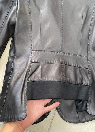 Куртка пиджак из натуральной кожи7 фото