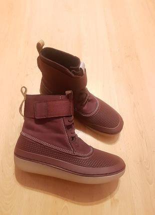 Шкіряні черервики clarks nature v burgundy