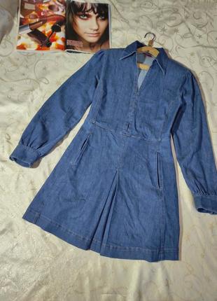 Платье джинсовые  из коллекции hugo uk 126 фото