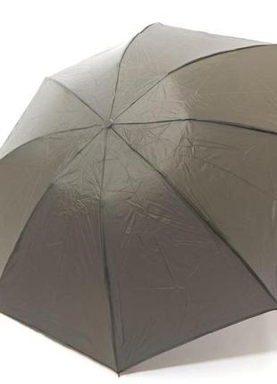 Однотонна сіра полегшена парасолька атвомат виворотного механізму