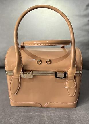 Лакова сумка бочечка 2