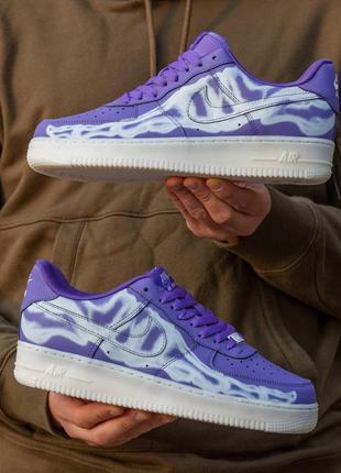 Кросівки nike air force skeleton purple