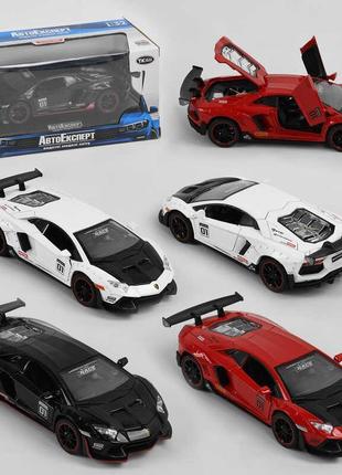 Игрушечная машинка металлическая lamborghini со светом и звуком, в ассортименте 34722