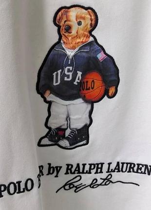 Мужской свитшот polo ralph lauren белый6 фото