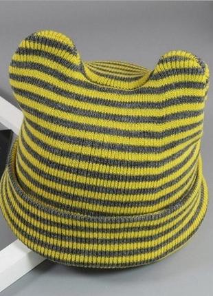 ✍🏻 яркие весенние шапочки на малышей