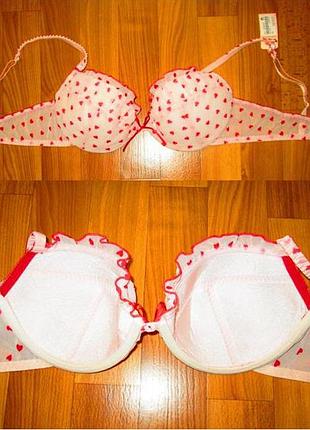Бюстгальтер next в сердечка