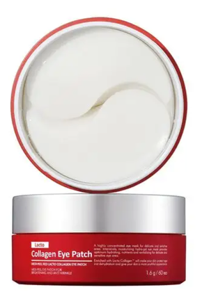 Антивозрастные патчи с коллагеном medi-peel red lacto collagen eye patch