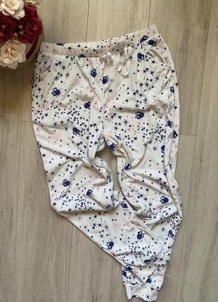Жіночі піжамні штани нові велюрові disney теплі1 фото