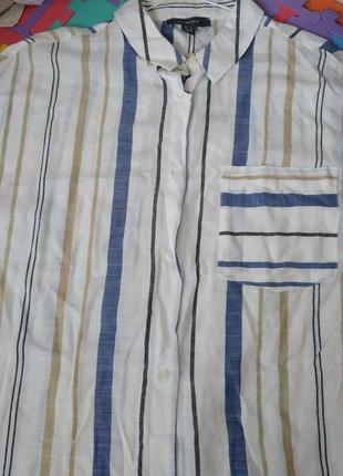 Блузка,блуза,сорочка р. 52 (xl) в смужку